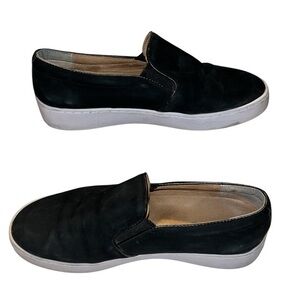 Black Slip-On Women's Shoes